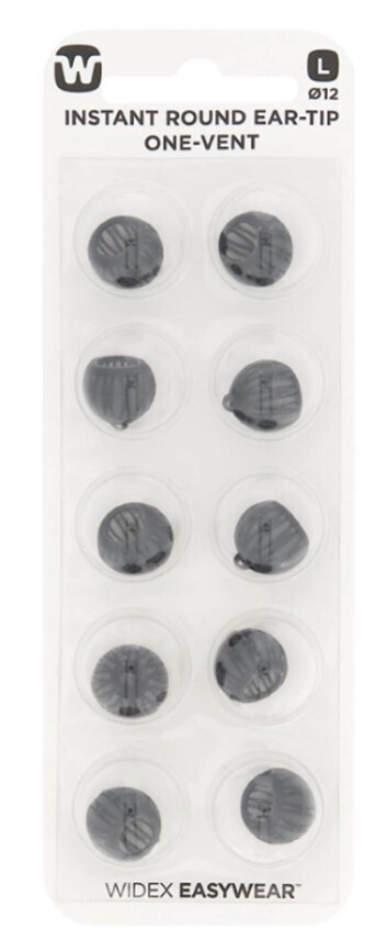 Widex instant round ear-tip one-vent L