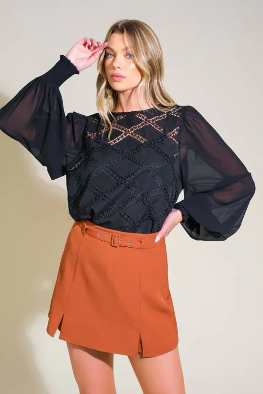 Blusa Love Stich Black