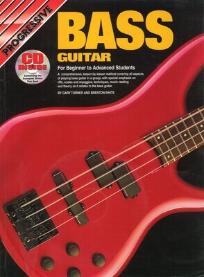 Progressive Bass. Bass Guitar Sheet Music, Book, CD