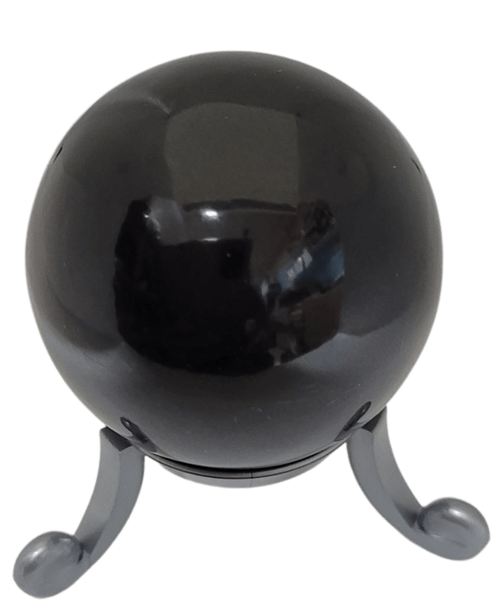 Black Agate Sphere with stand