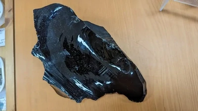 Large Obsidian Stone
