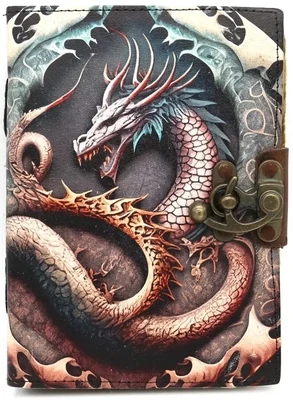 Dragons Den Leather 5x7 Blank Journal Spell Book