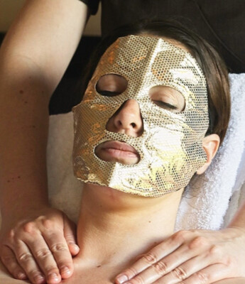 Heated Gold Face Mask