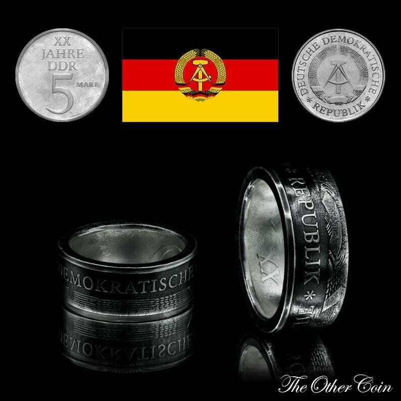 Ring 5 Mark der DDR - 20. Jahrestag der DDR - 1969