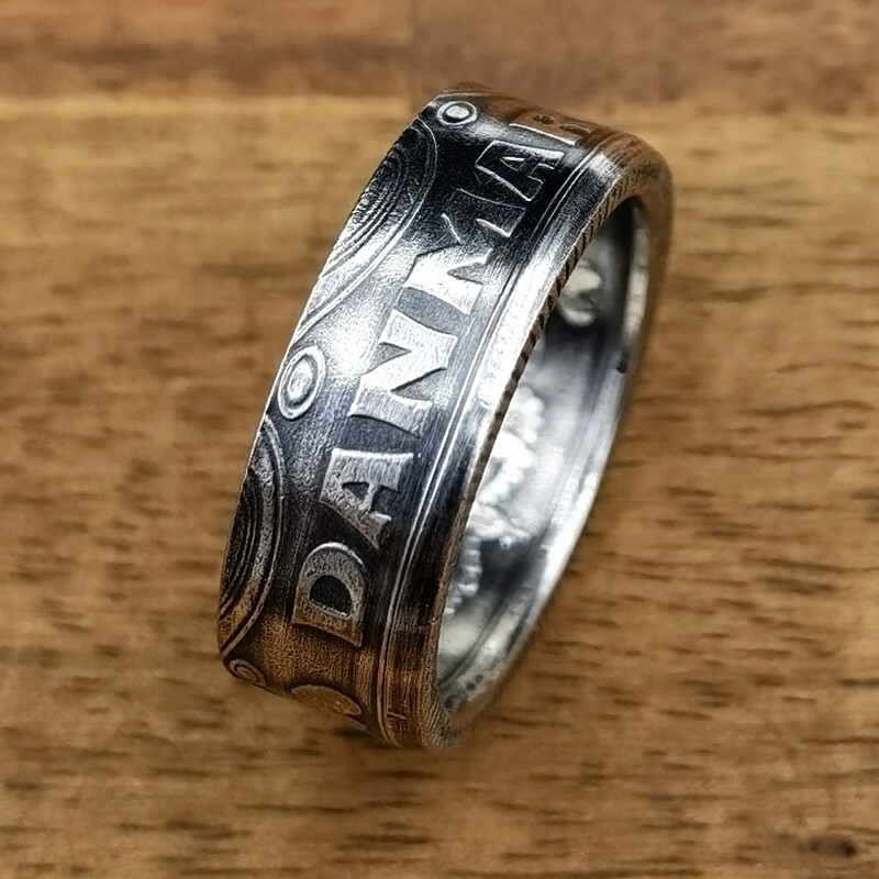 Ring 5 Kronen Dänemark - Version Wertseite außen