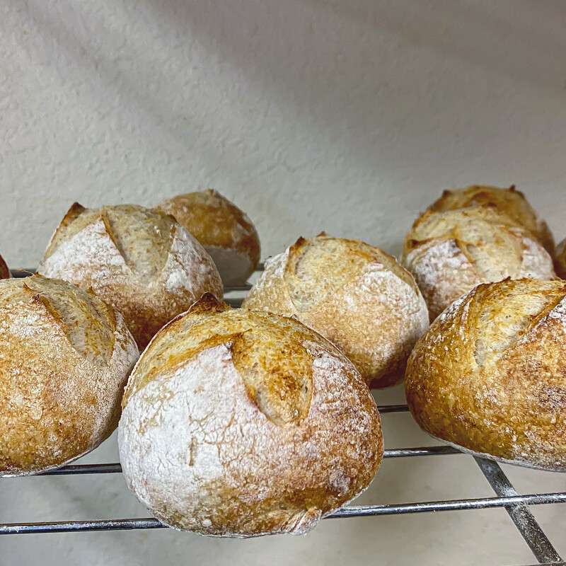 Artisan Sourdough Country Bread - Dinner Roll Size