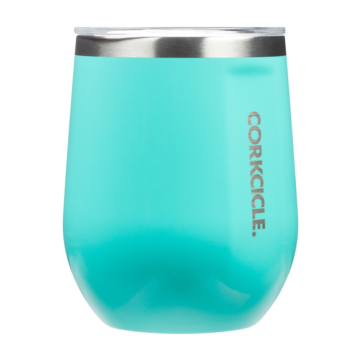Stemless Gloss Turquoise 12oz