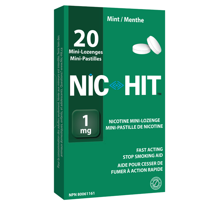 Mini-Lozenge Mint 1mg, 2mg or 4mg, Strength: 1mg