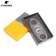 COHIBA Cigar Cutter Stainless Steel With Gift Box