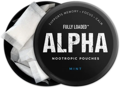 Alpha Mint Nootropic White Pouches