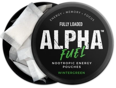 Alpha Fuel Wintergreen Nootropic White Pouches