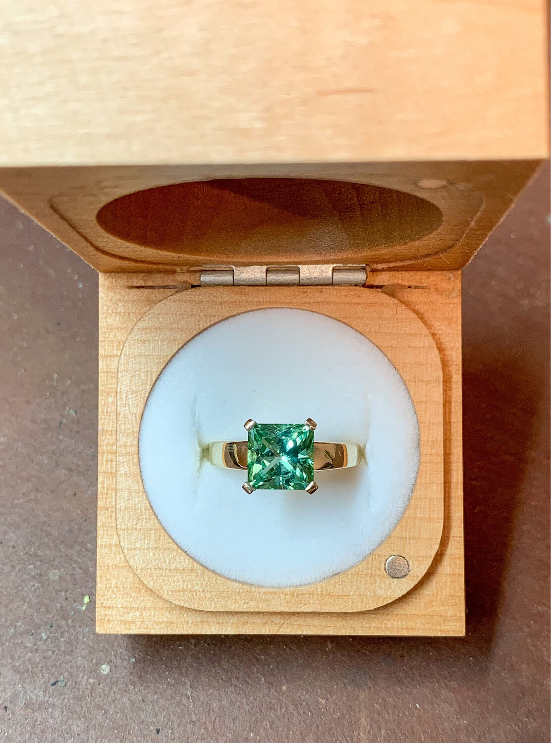 Mint Tourmaline Ring