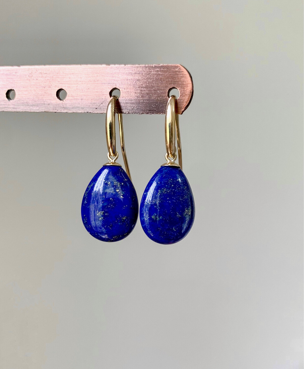 Lapis Drop earrings