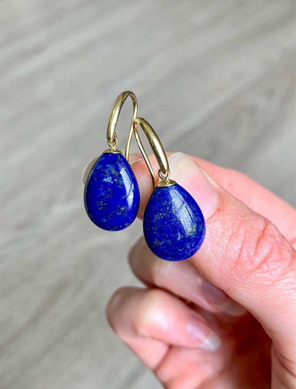 Lapis Drop earrings