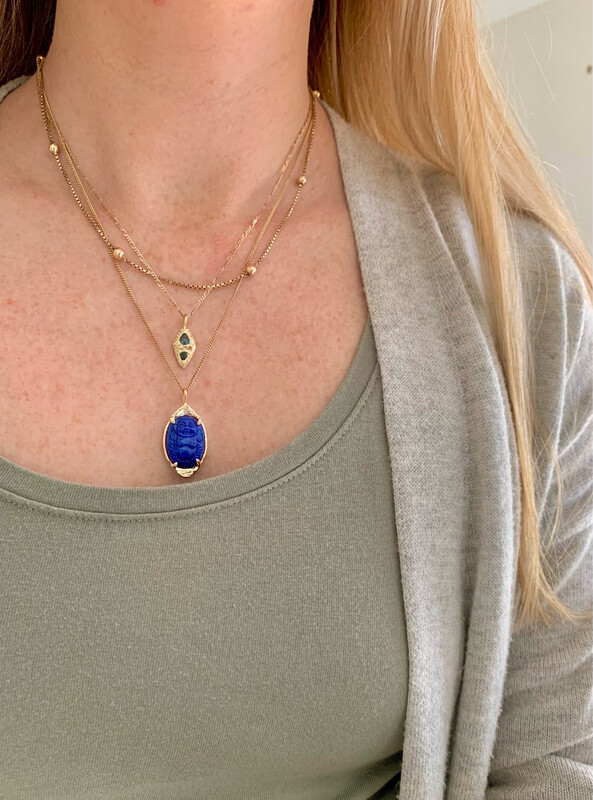 Lapis Buddha Talisman