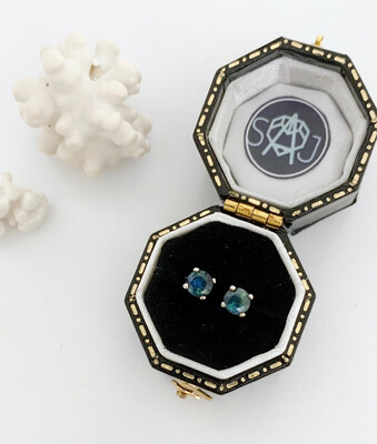 Parti Sapphire Studs
