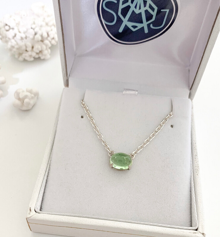 LUNAR Mint Tourmaline Pendant