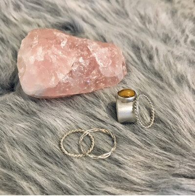 SAJ Silver Stacker Ring