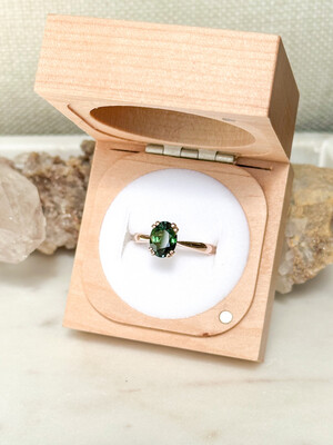 Green Sapphire Heirloom Ring