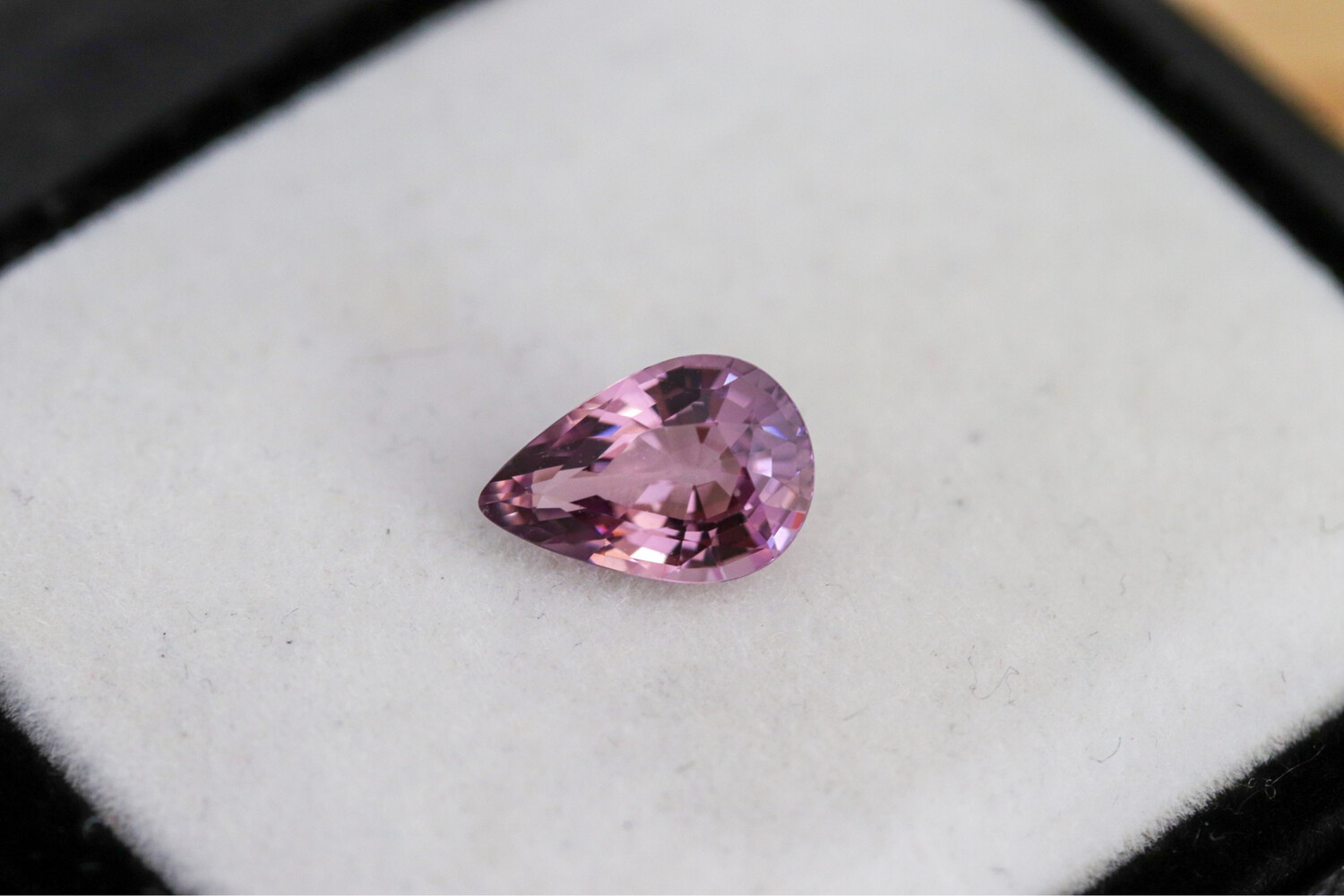 1.78ct Pink Violet Pear Spinel