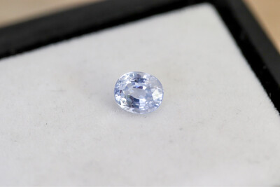 1.26ct Sri Lankan Ice Blue Oval Sapphire