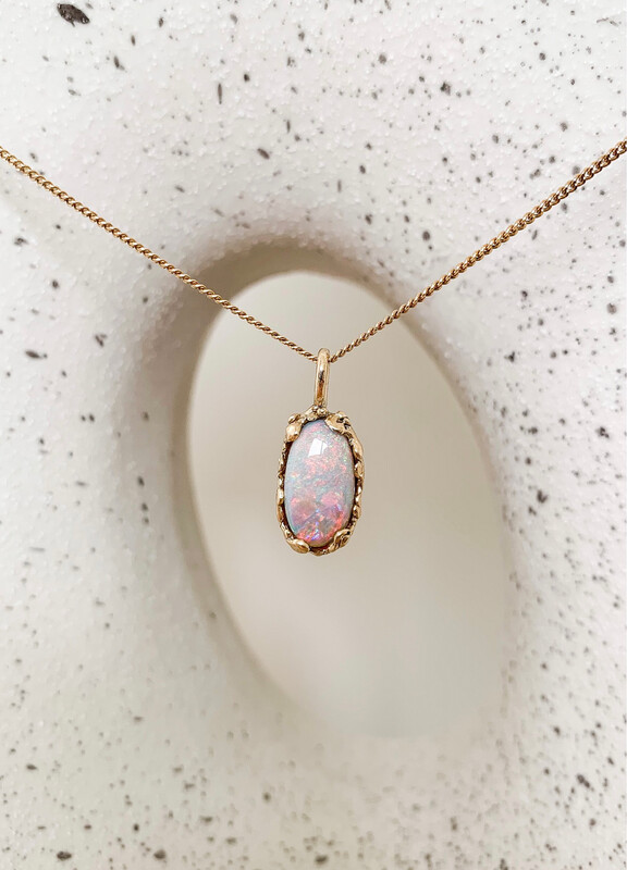 Tilba Opal Necklace - Made To order