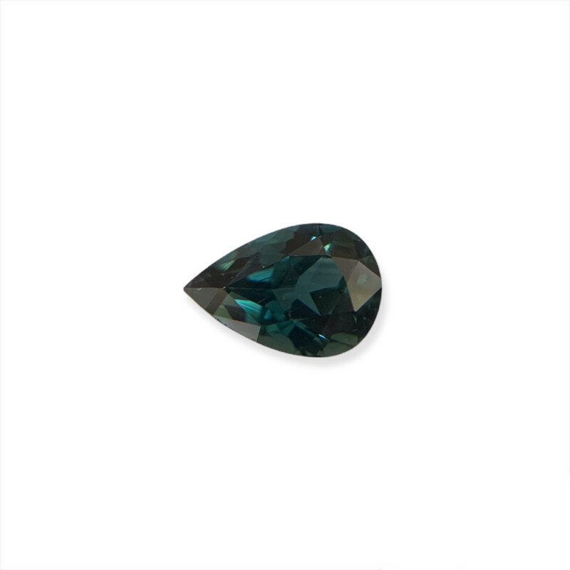 0.77ct Australian Teal Pear Sapphire