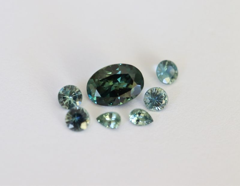 1.01ct Teal Sapphire Australian