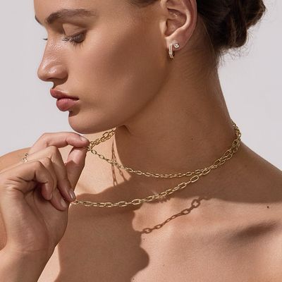 Paper Clip Chain - Solid 3.6mm