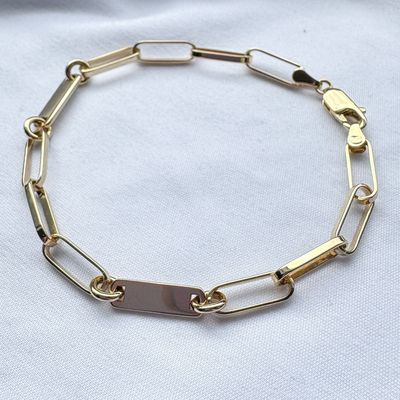 Personalised Paperclip Bracelet