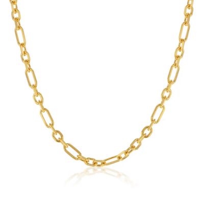 Fine Oval Diamond Cut 3+1 Cable Chain Fine Oval Diamond Cut 3+1 Cable Chain