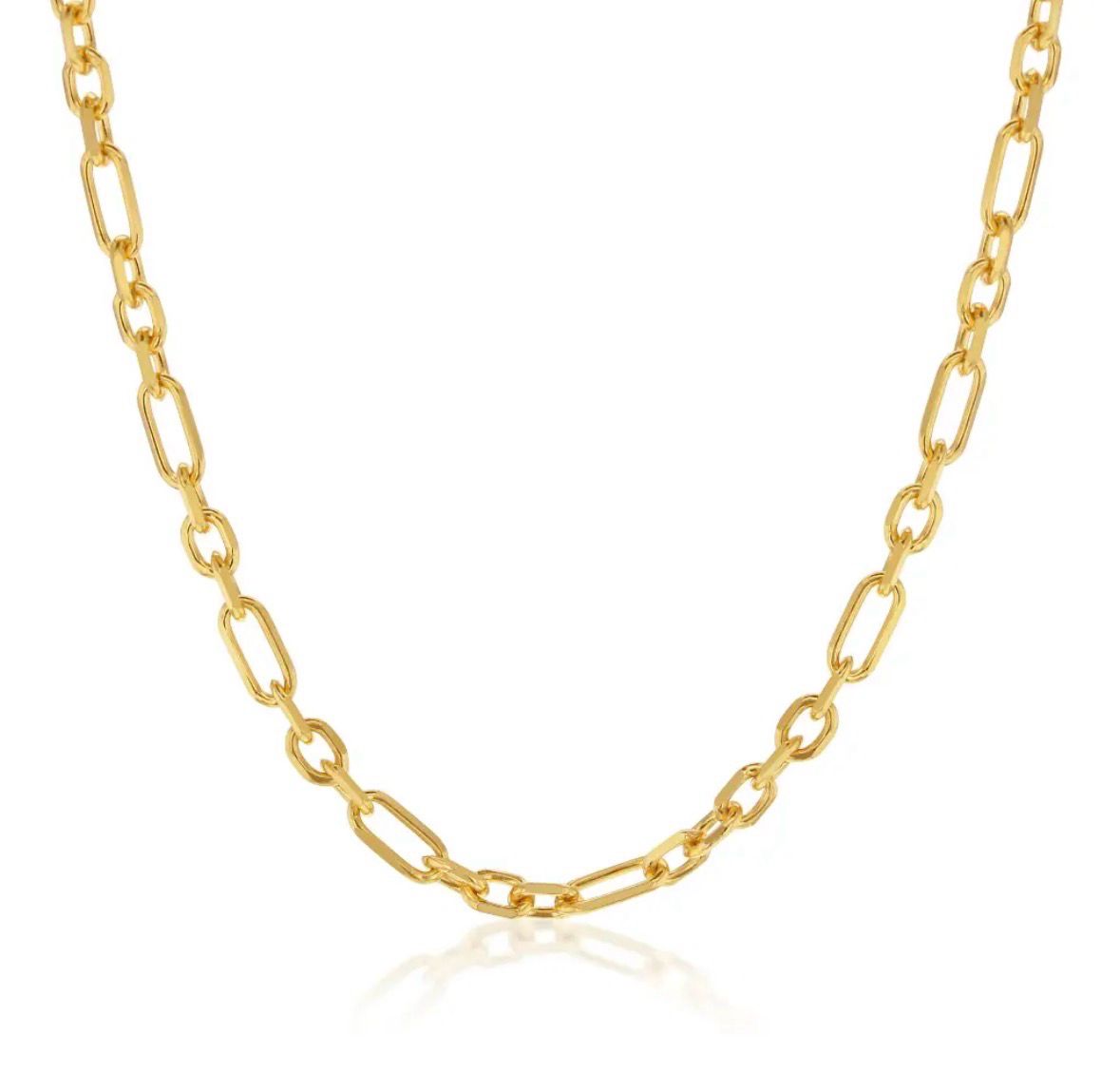 Fine Oval Diamond Cut 3+1 Cable Chain