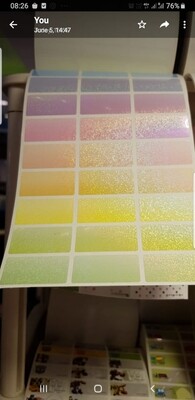 Plain stickers- medium (3cm by 1.5cm)