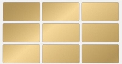 Plain stickers- medium (3cm by 1.5cm)