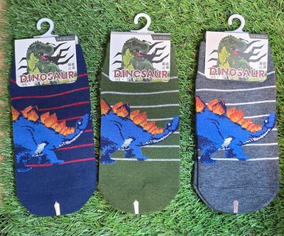 Dinosaur with anti slip, ankle socks-kids size(15×22cm)
