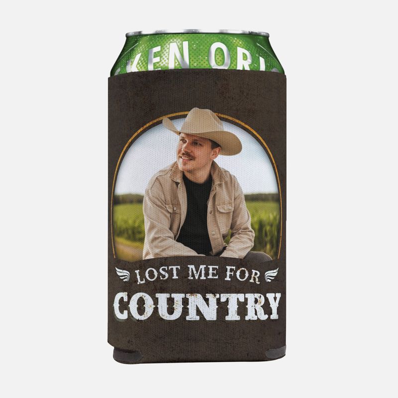 Dosenkühler &quot;Lost Me For Country coozy&quot;