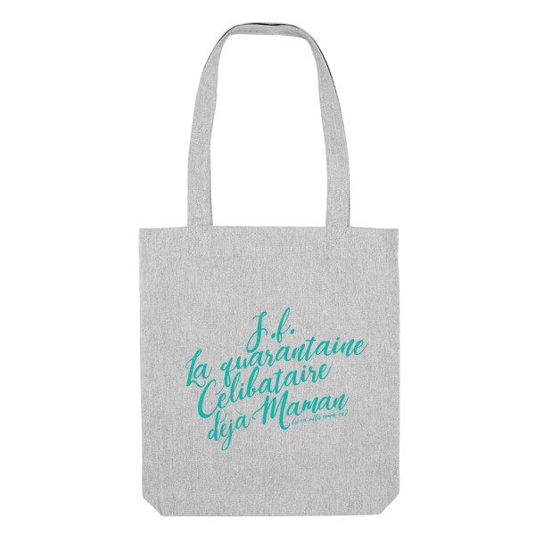 PROMO Tote bag Particules - Jeune Fille, la quarantaine, déjà maman PROMO Tote bag Particules - Jeune Fille, la quarantaine, déjà maman