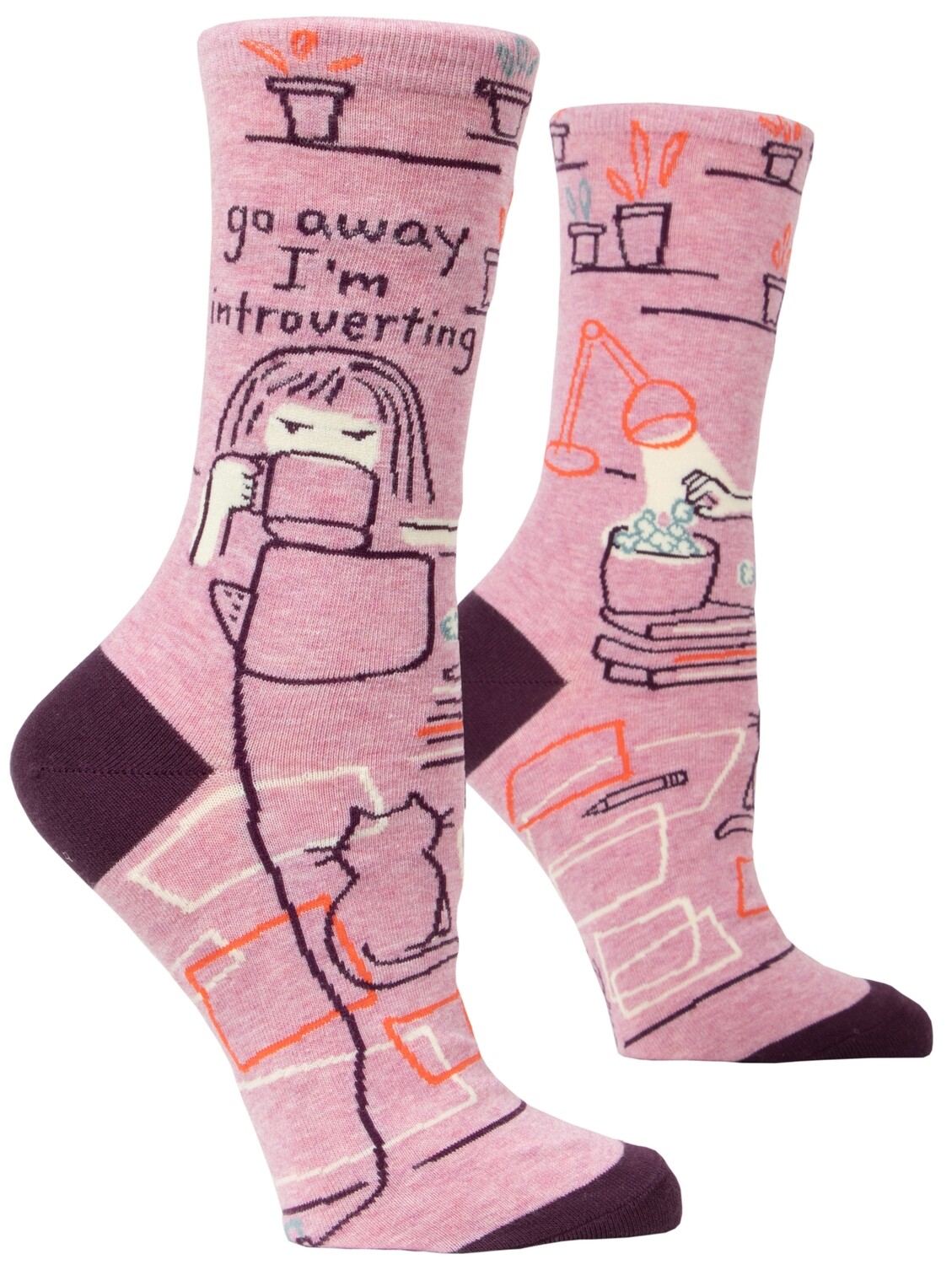 Chaussettes femme Go Away I'm Introverting