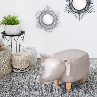 Le tabouret repose-pied éléphant Le tabouret repose-pied éléphant