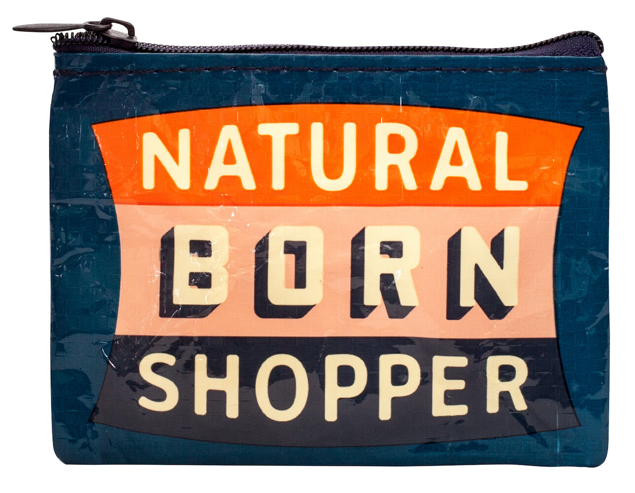 Petite pochette à monnaie zippée natural born shopper