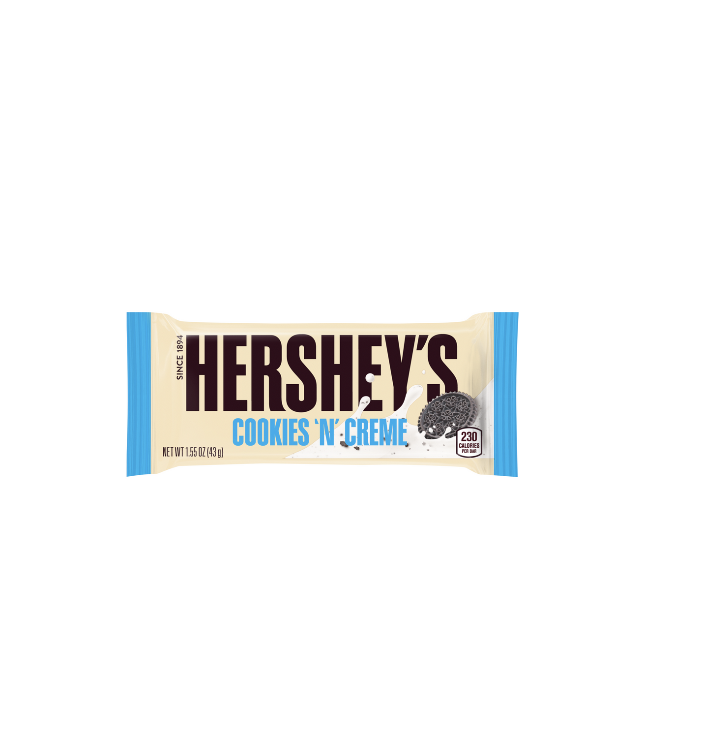 Chocolat - Hershey's Cookies'n'creme candy 40g Chocolat - Hershey's Cookies'n'creme candy 40g