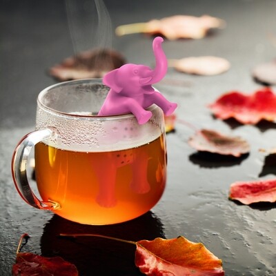 PROMO - Infuseur à thé éléphant rose PROMO - Infuseur à thé éléphant rose