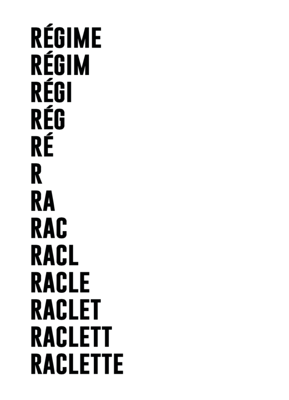 Carte de vœux & enveloppe Particules - Régime Raclette