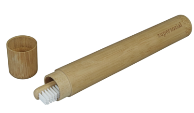 Étui à brosse à dent en bambou