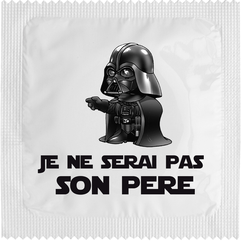 Préservatif Je ne serais pas son père Préservatif Je ne serais pas son père