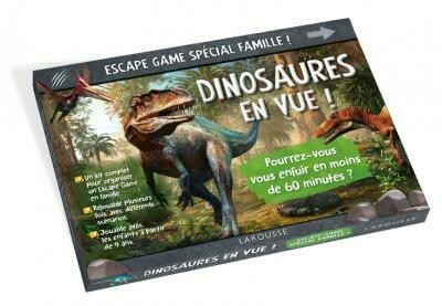 Jeu - Escape Game spécial famille : Dinosaures en vue Jeu - Escape Game spécial famille : Dinosaures en vue