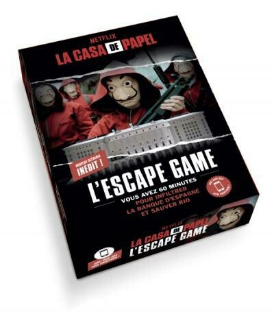 Jeu - Escape Game - La Casa de Papel - Parties 3-4 Jeu - Escape Game - La Casa de Papel - Parties 3-4