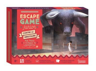 Escape Game Junior - Contre le Minotaure - Aide Thésée à s'échapper du labyrinthe Escape Game Junior - Contre le Minotaure - Aide Thésée à s'échapper du labyrinthe