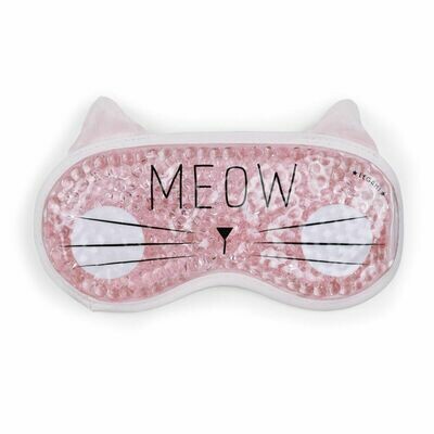 Le masque avec gel pour reposer les yeux - Chat