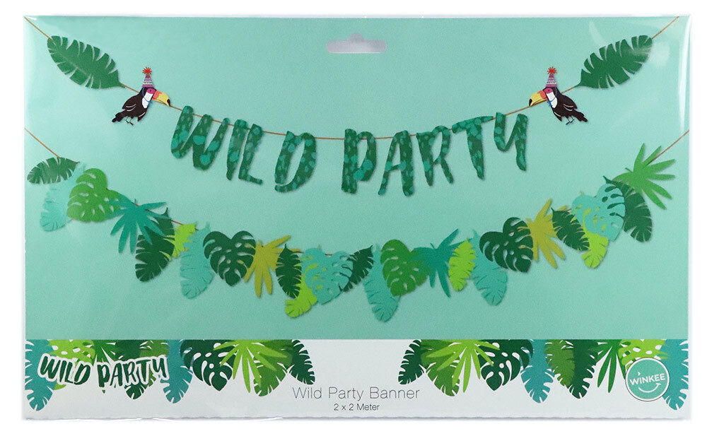 PROMO - Guirlande anniversaire - Happy Birthday wild party